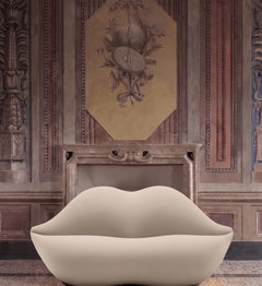 Gufram Bocca Unlimited Sculptural Sofa by Studio 65 Timeless Design - Cream 810