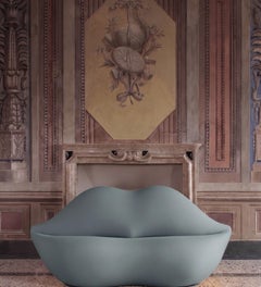 Gufram Bocca Unlimited Sculptural Sofa by Studio 65 Timeless Design - Grey 721