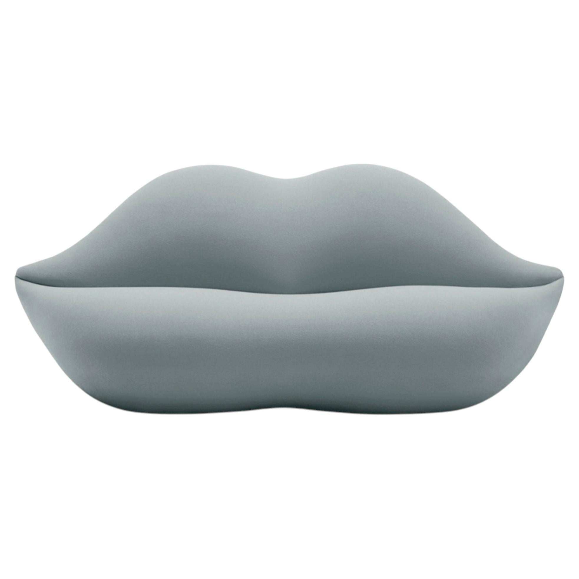 Gufram Bocca Unlimited Sculptural Sofa by Studio 65 Timeless Design - Grey 721 For Sale