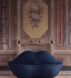 Gufram Bocca Unlimited Sculptural Sofa by Studio 65 Timeless Design - Midnight