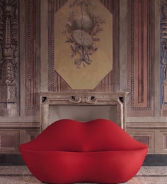 Gufram Bocca Unlimited Sculptural Sofa by Studio 65 - Timeless Design - Red