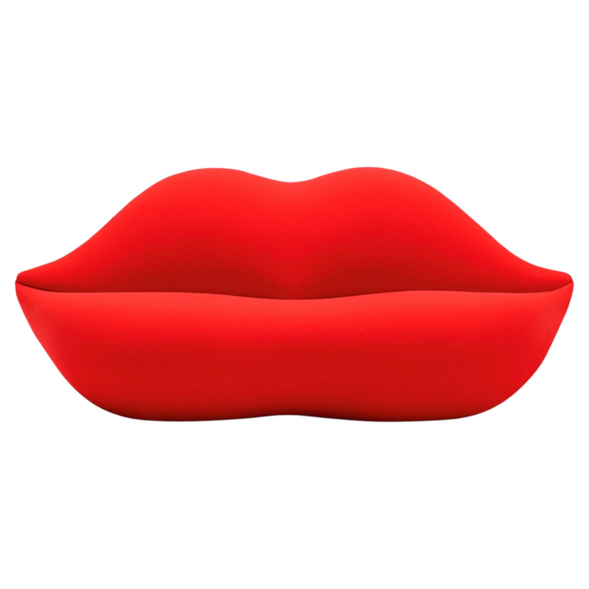 Gufram Bocca Unlimited Sculptural Sofa by Studio 65 - Timeless Design - Red