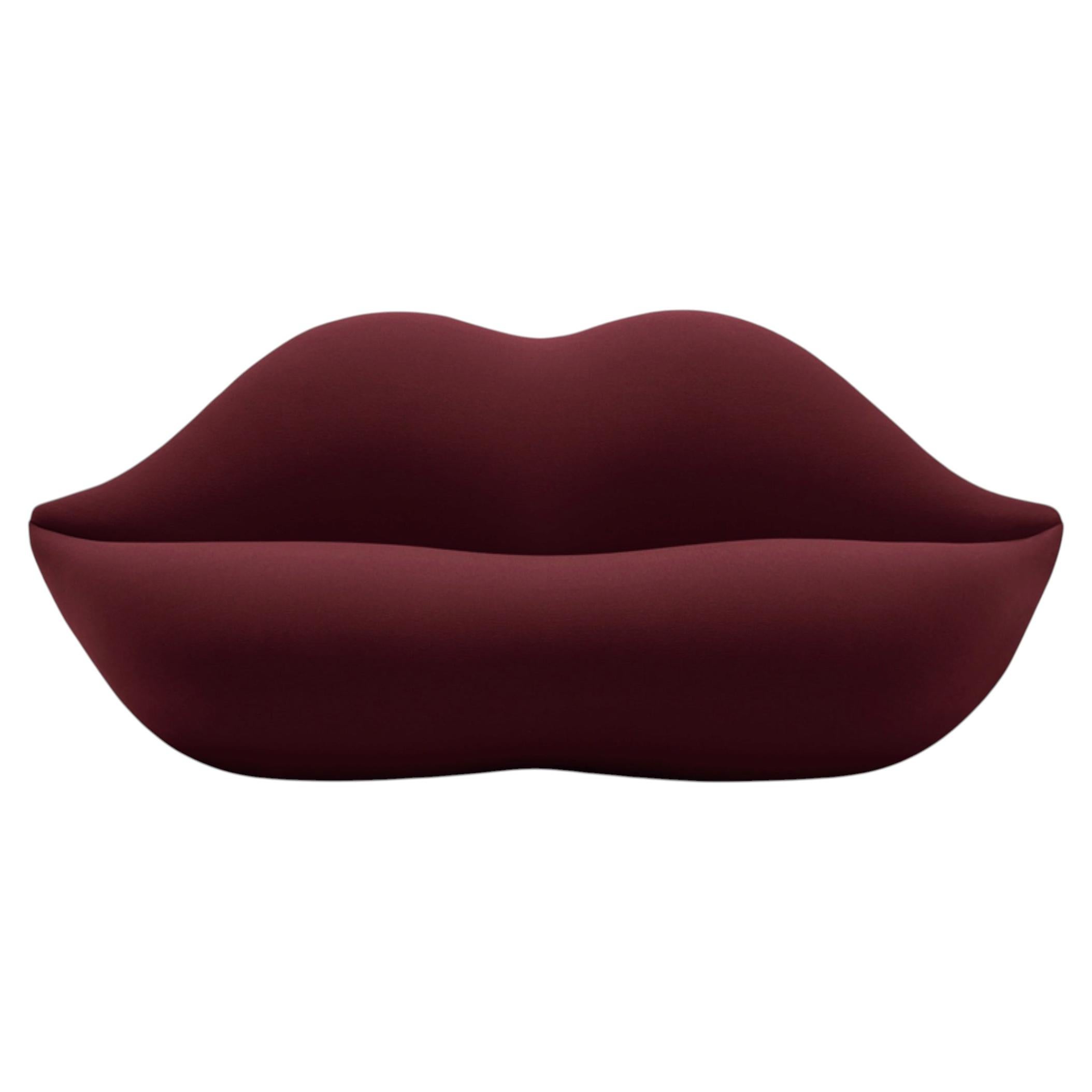 Gufram Bocca Unlimited Sculptural Sofa by Studio 65 - Timeless Design - Wine