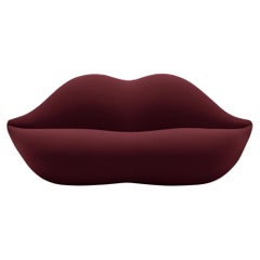 Gufram Bocca Unlimited Sculptural Sofa by Studio 65 - Timeless Design - Wine