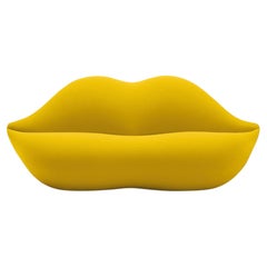 Gufram Bocca Unlimited Sculptural Sofa by Studio 65 - Timeless Design - Yellow