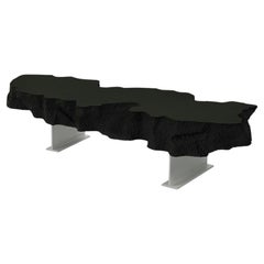 Gufram Broken Bench Almost Black by Snarkitecture