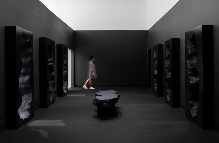 Gufram Broken Bench Black by Snarkitecture
