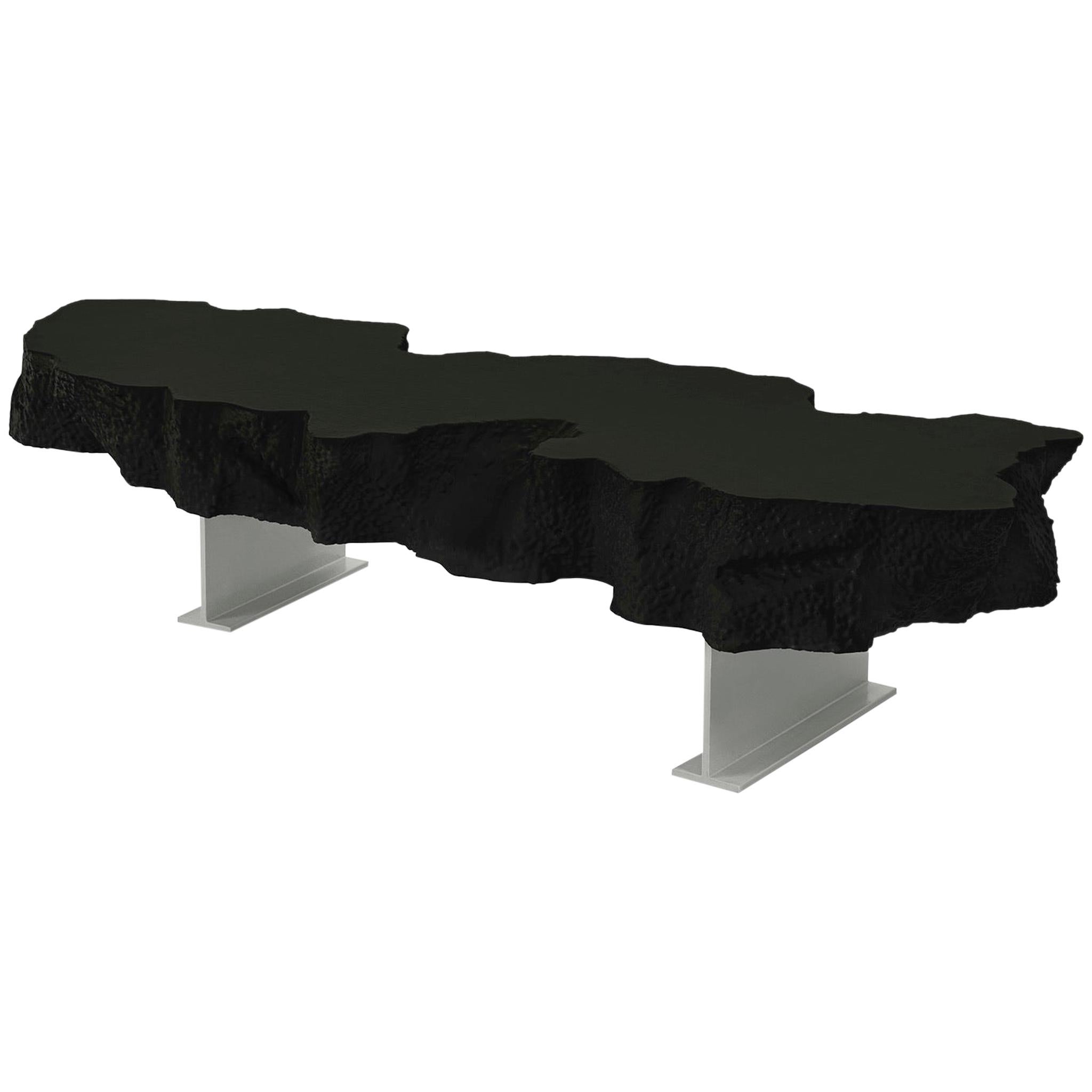 Gufram Broken Bench Black by Snarkitecture, Limited Edition of 77 For Sale