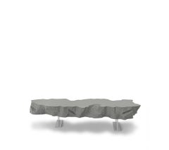 Gufram Broken Bench by Snarkitecture, Grey