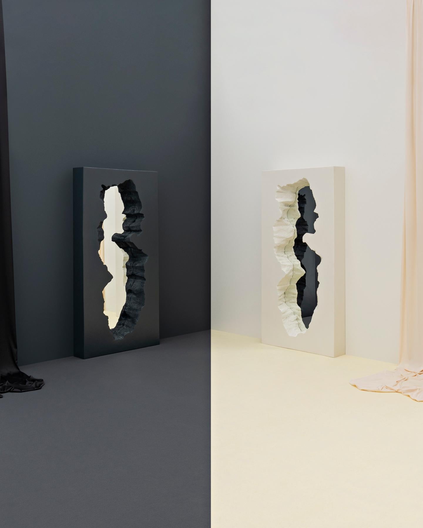 Italian Gufram Broken Mirror Almost Black by Snarkitecture For Sale
