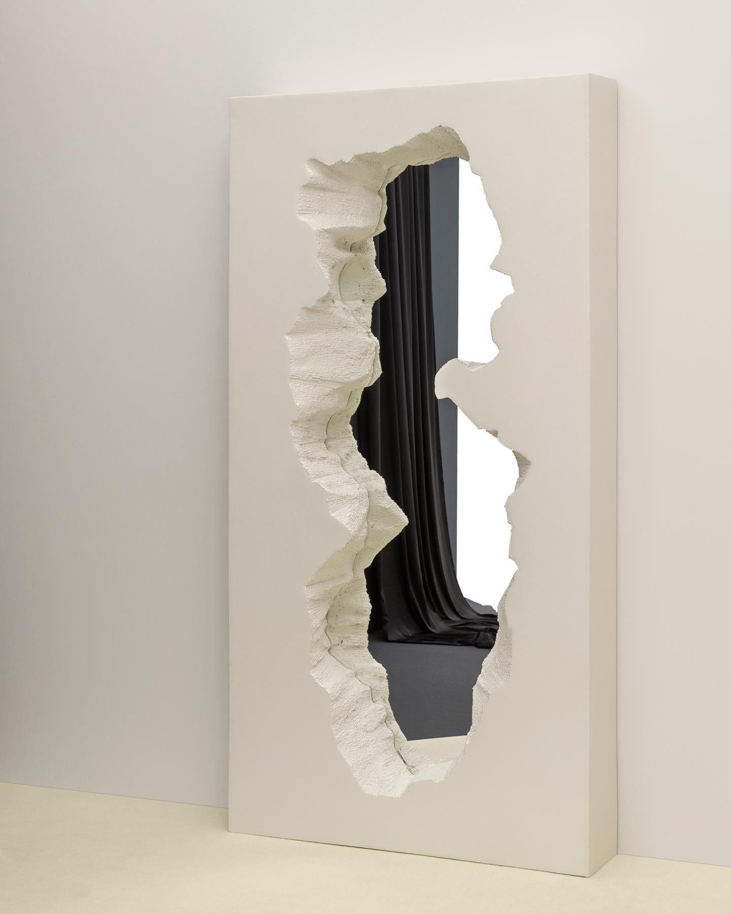 Modern Gufram Broken Mirror Almost White by Snarkitecture For Sale