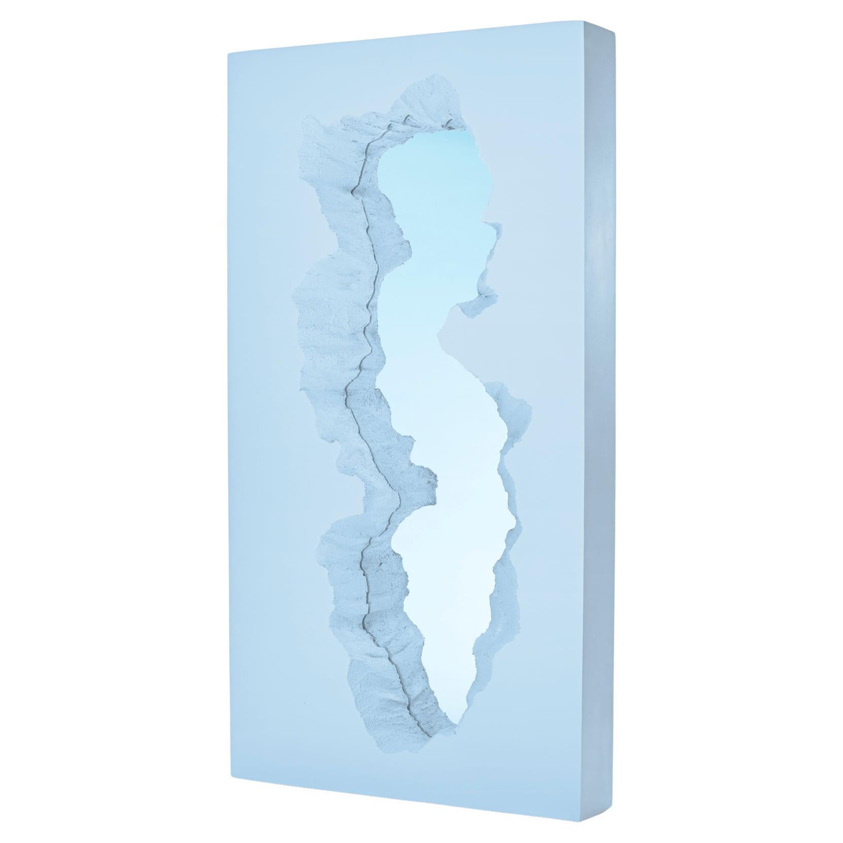 Broken mirror is a mirror born from the encounter between Gufram and New York Snarkitecture studio. The reflecting surface is surrounded by a frame of soft polyurethane – a direct reference to Gufram's material par excellence; this creates an
