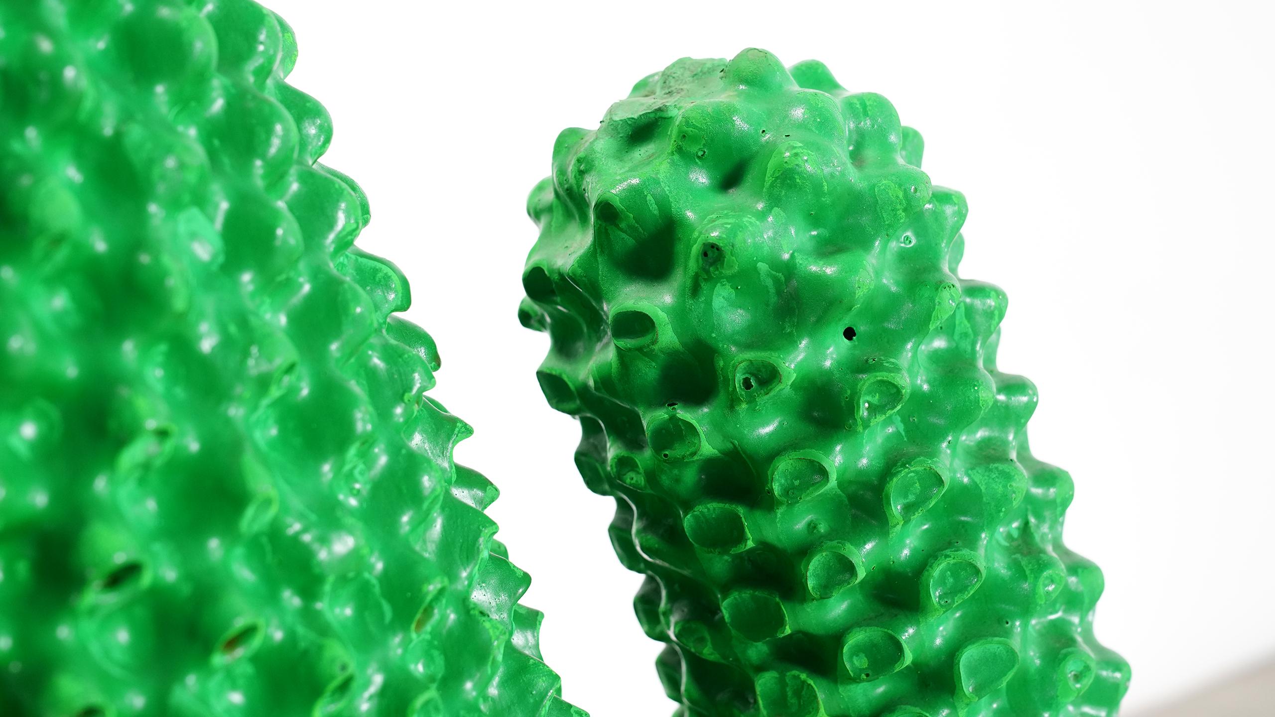 Foam Gufram Cactus, 1972 by Guido Drocco and Franco Mello 640/2000 Original Green