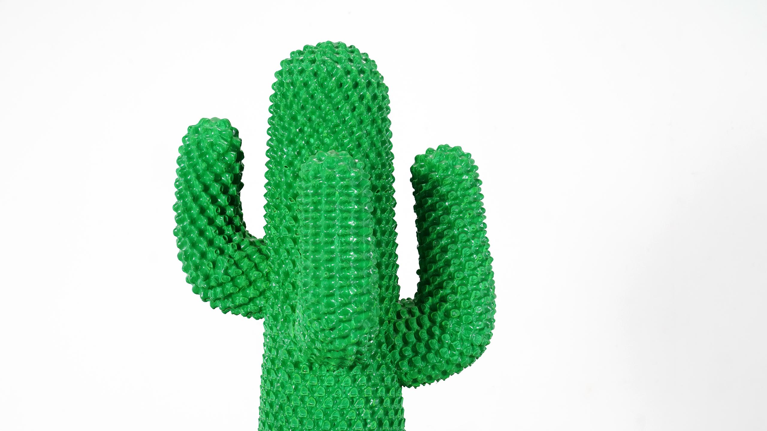 Gufram Cactus:: 1972 von Guido Drocco und Franco Mello 640/2000 Original Grün 12