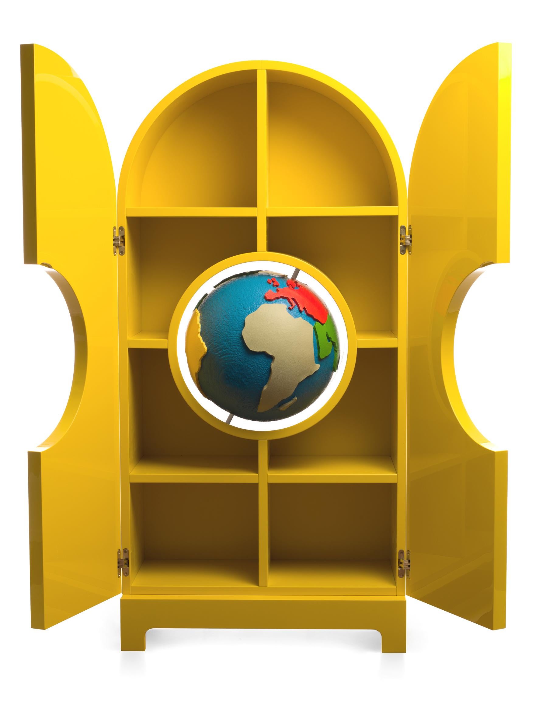 Italiano Armadietto GUFRAM Globe di Studio A in vendita