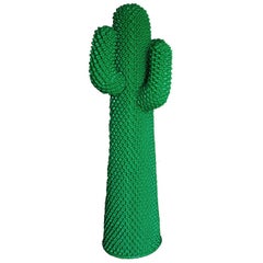 Porte-manteaux italien Cactus vert Gufram, Docco et Mello Design, édition limitée
