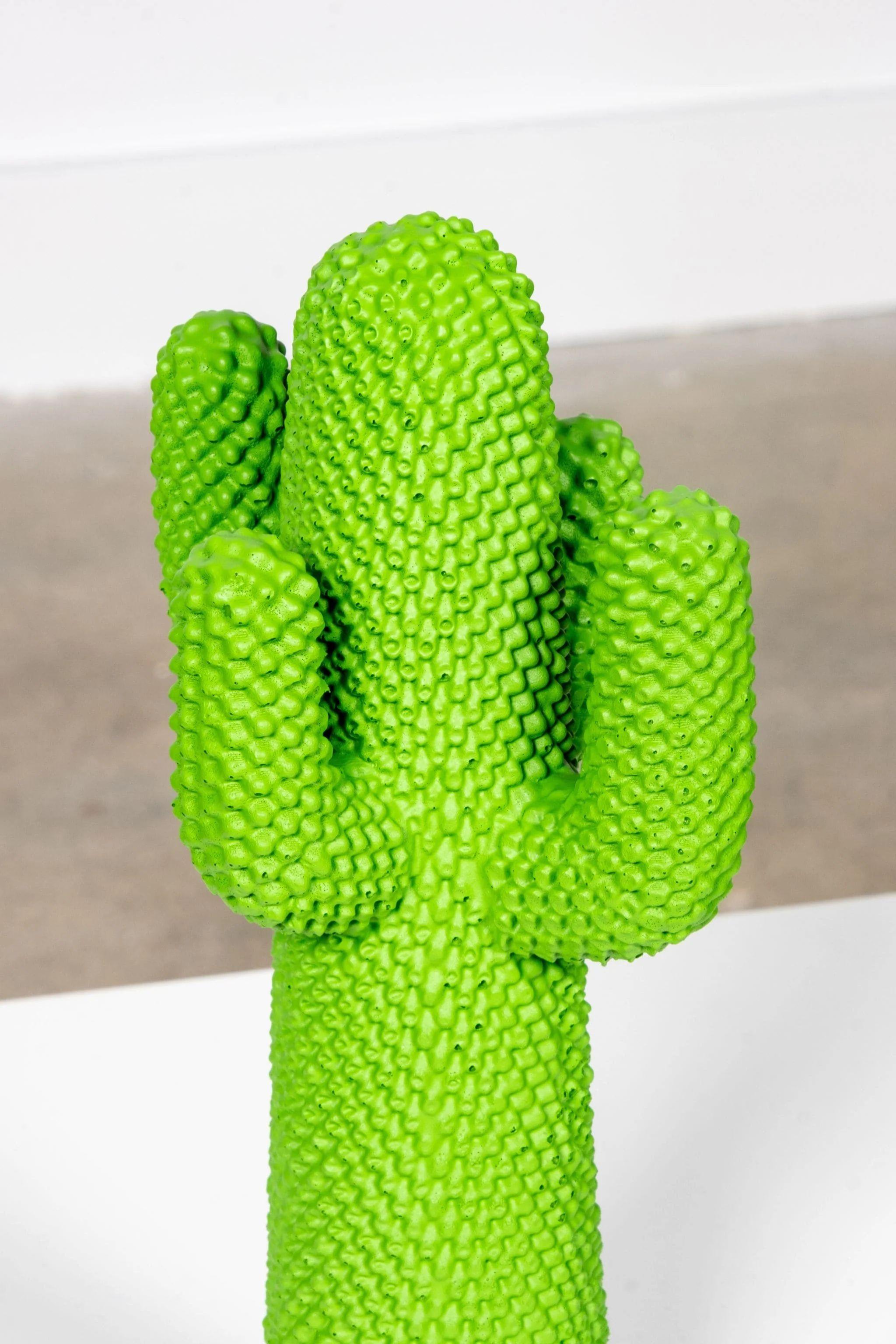 Contemporary Gufram GUFRAMINI Another Green Cactus, 1:8 scale by Drocco / Mello For Sale