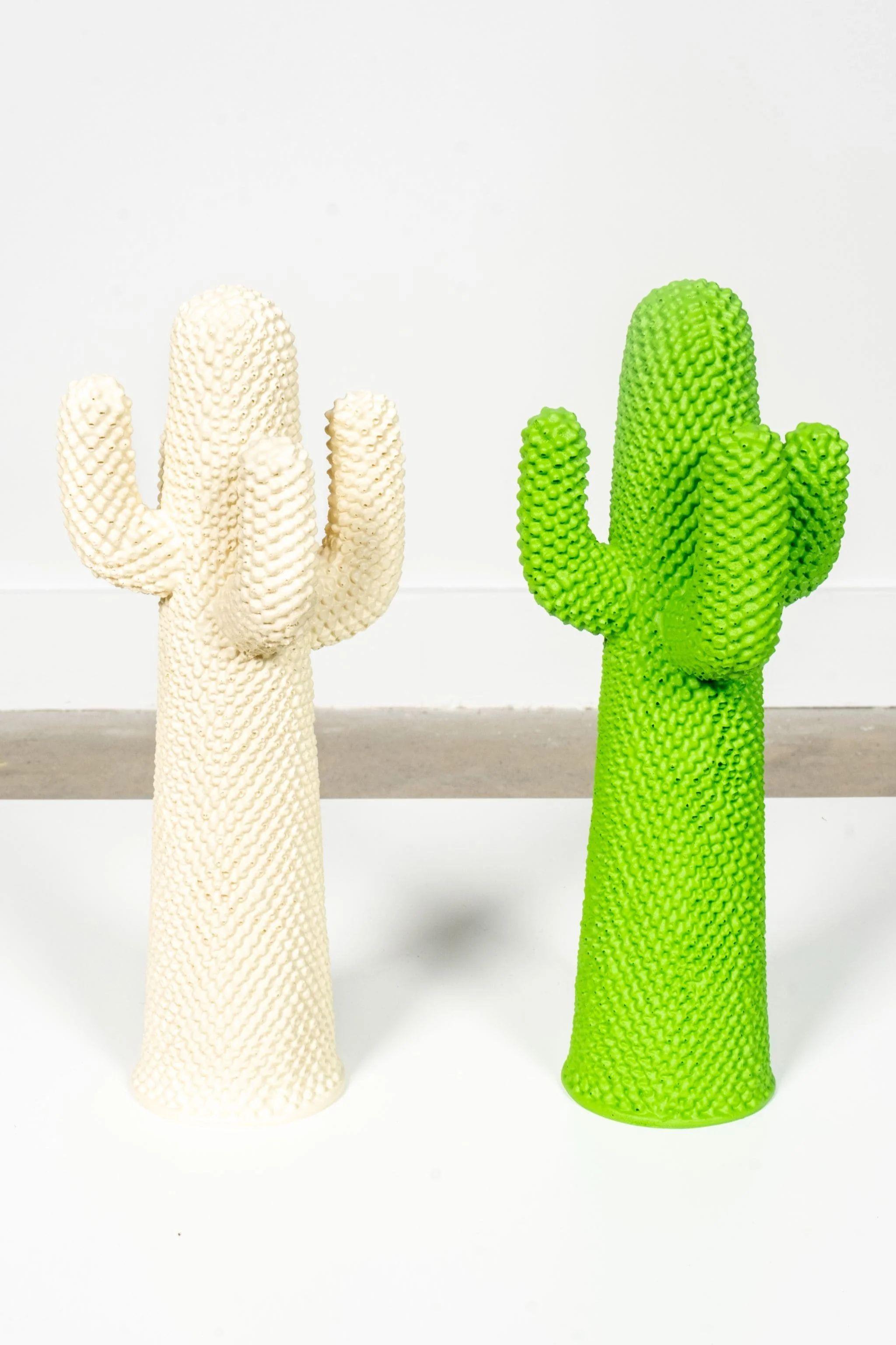 Post-Modern Gufram GUFRAMINI Another White Cactus, 1:8 Scale by Drocco / Mello For Sale