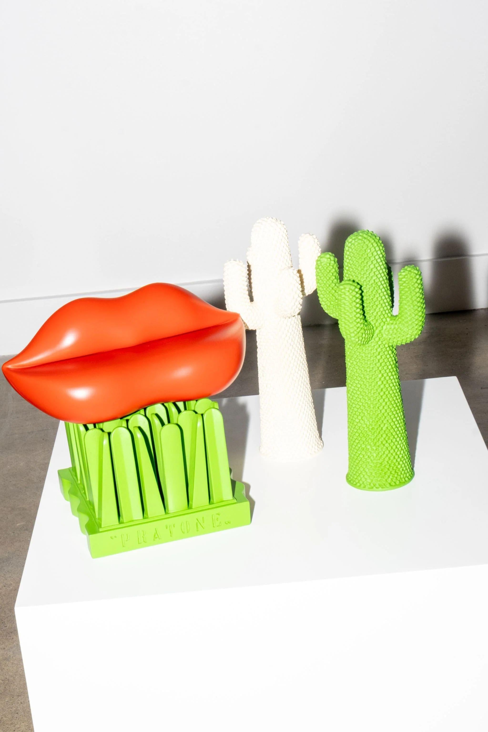 Gufram GUFRAMINI Another White Cactus, 1:8 Scale by Drocco / Mello In New Condition For Sale In Toronto, ON