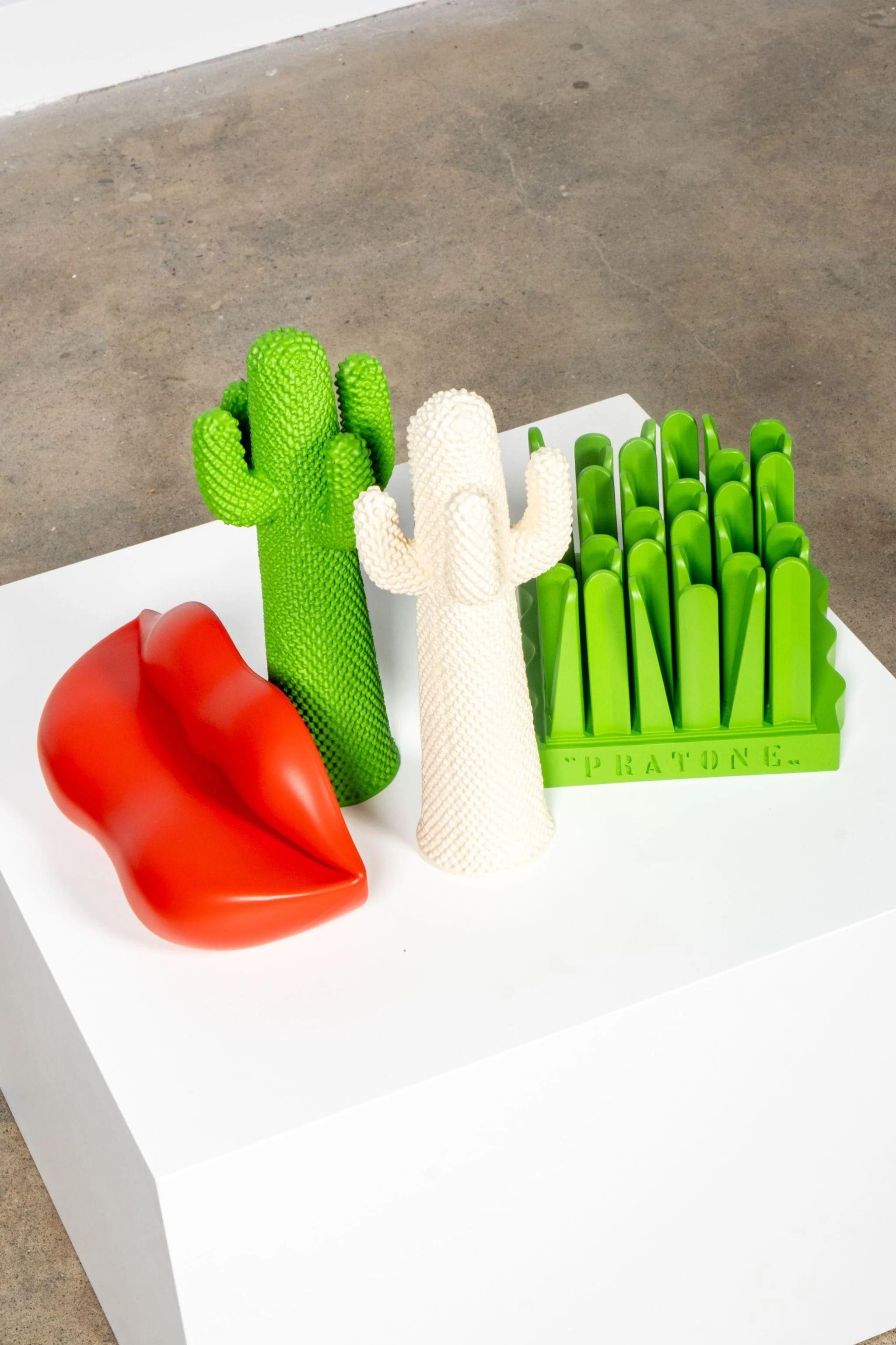 Gufram GUFRAMINI Another White Cactus, 1:8 Scale by Drocco / Mello For Sale 1