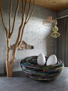 Gufram La Cova, edición limitada: «Love nest» y sofá escultural de Gianni Ruffi