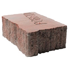Gufram Massolo Stone Sculptural Side Table - Limited Edition by Piero Gilardi