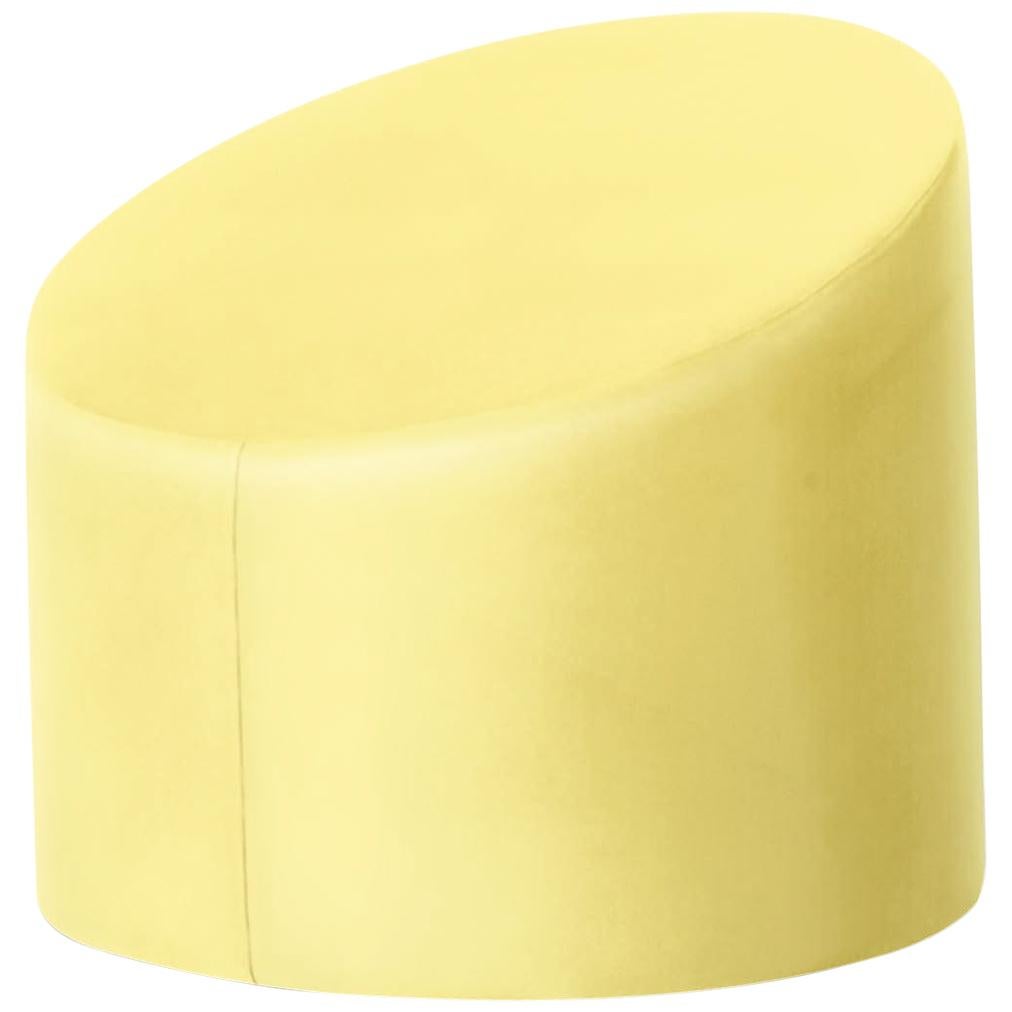 En vente : Yellow Tabouret et chaise GUFRAM Mozza de Giuseppe Raimondi