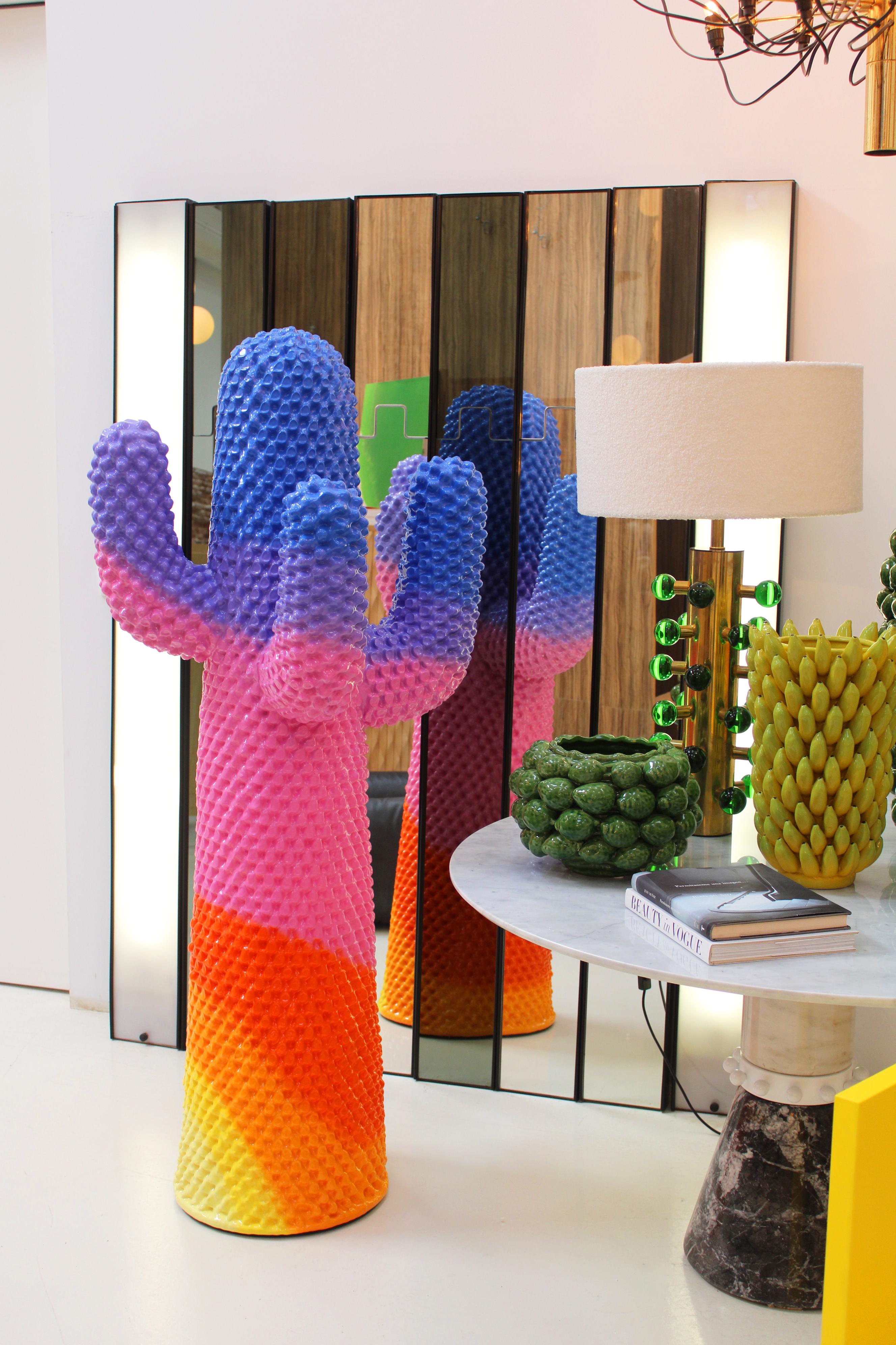 Gufram Multicolored Sunrise Cactus Coat Rack by Drocco & Mello - Paul Smith For Sale 1