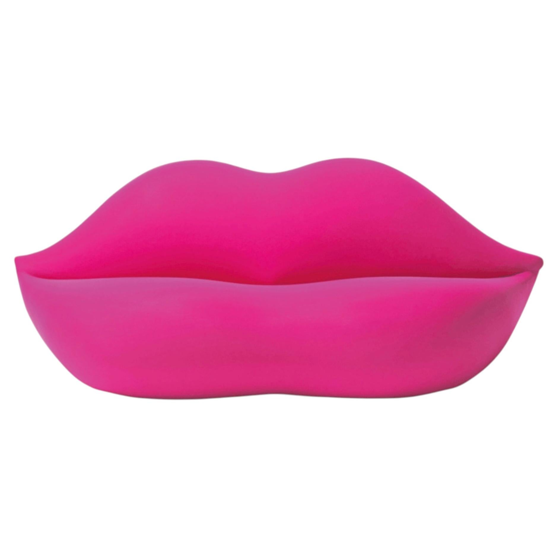 Gufram Pink Lady Bocca Sofa by Studio 65 Limited Edition - Vibrant Pop Art Icon For Sale