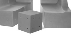 Gufram Softcrete Würfel-Ottoman von Ross Lovegrove