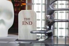 Taburete Gufram by Tolietpaper, Blanco