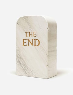 Gufram The End White Sculptural Stool / Pouf by Toiletpaper (Maurizio Cattelan)