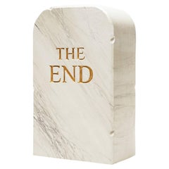 Gufram The End White Sculptural Stool / Pouf by Toiletpaper (Maurizio Cattelan)
