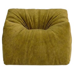 Fauteuil sculptural « Womb » de Gufram, conçu par Luigi Bistagnino, en chenille huilée, 1972