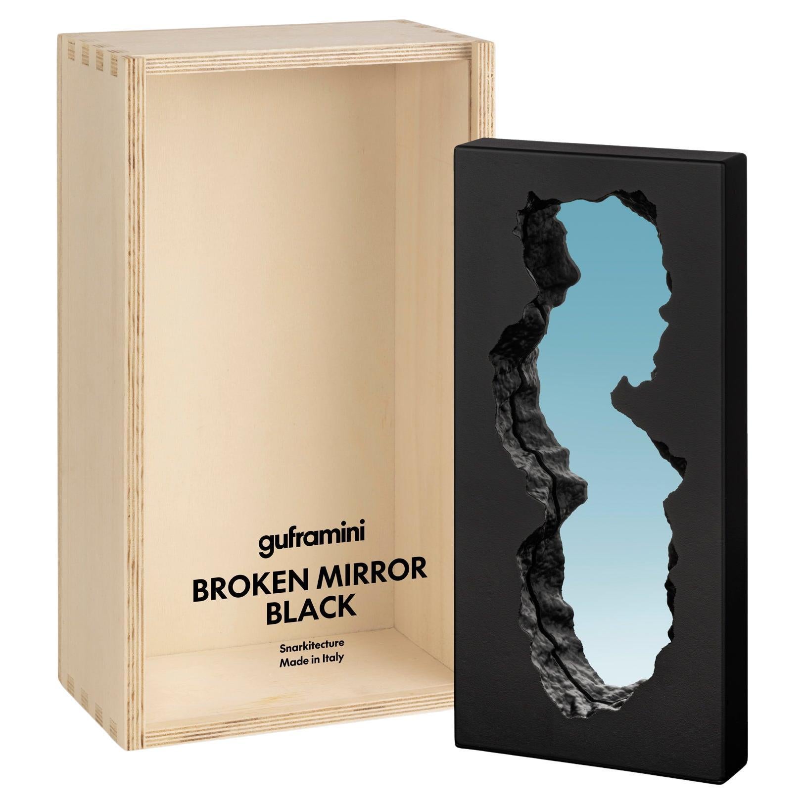 GUFRAMINI Broken Mirror Miniature by Snarkitecture - Black For Sale