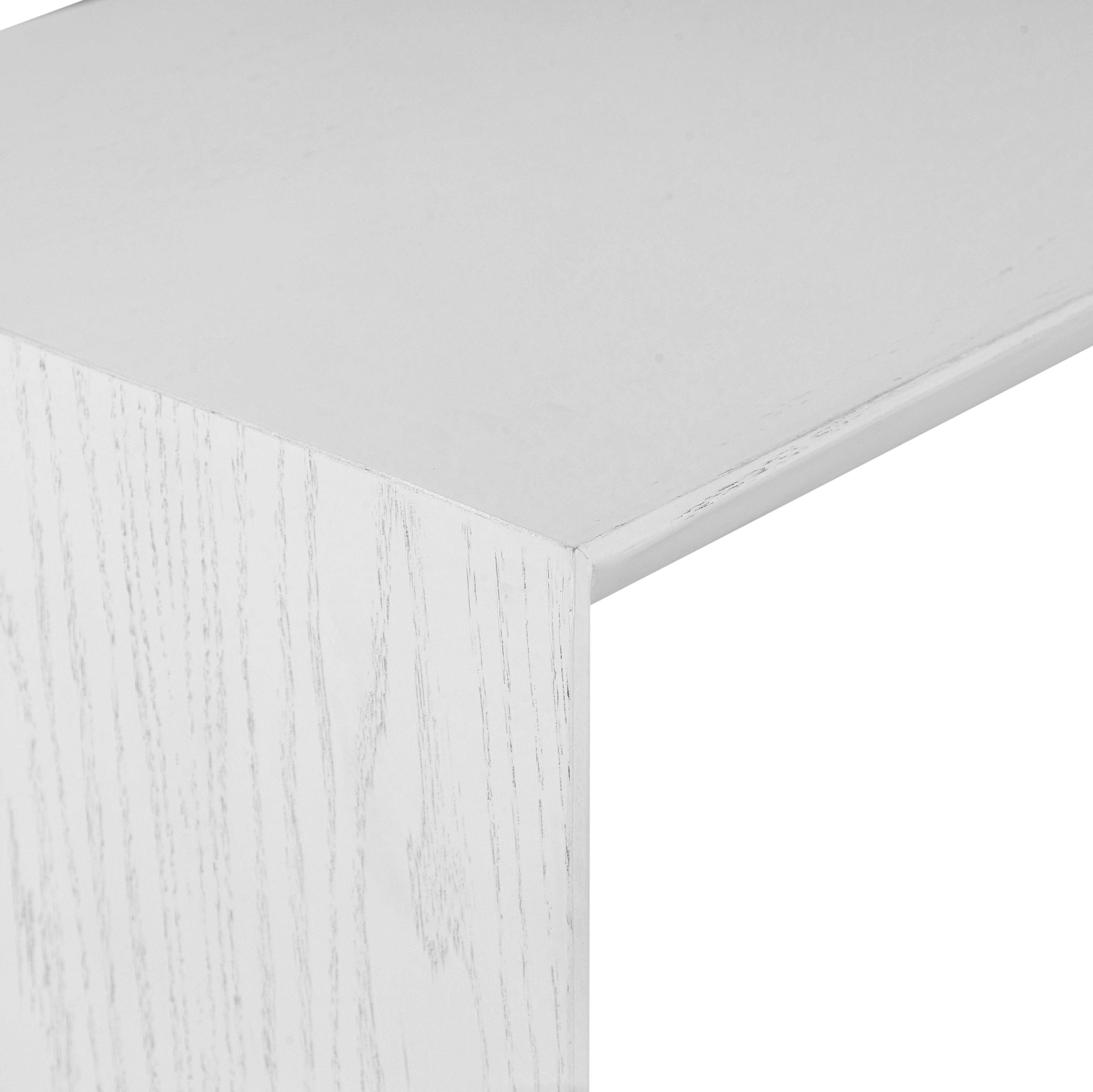 Customizable White Oak 71-Inch Console Table with Minimalist Design - Gugge Line In New Condition For Sale In Miami, FL