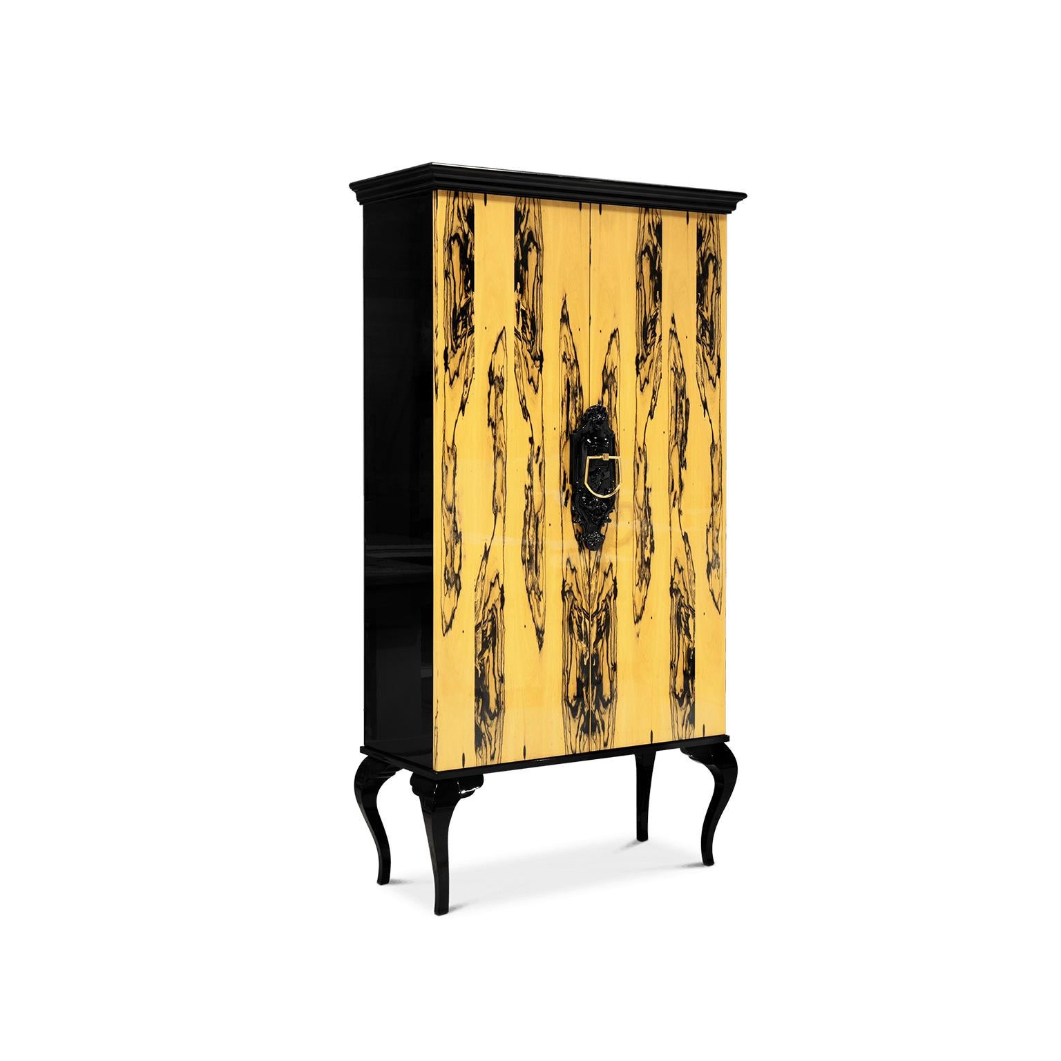 The internationally renowned art spot and one of the most significant architectural icons of the 20th century, the Guggenheim Museum, has inspired the concept of this astonishing cabinet. Boca do Lobo believes the Guggenheim cabinet fits between the