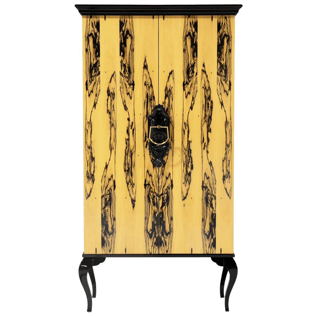 Guggenheim Cabinet in Ebony Royal For Sale