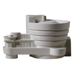 Guggenheim Ceramic Sculpture by a.Ba.Co. for New Land, Italy, 1970s