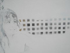 Aire, Técnica mixta sobre lienzo