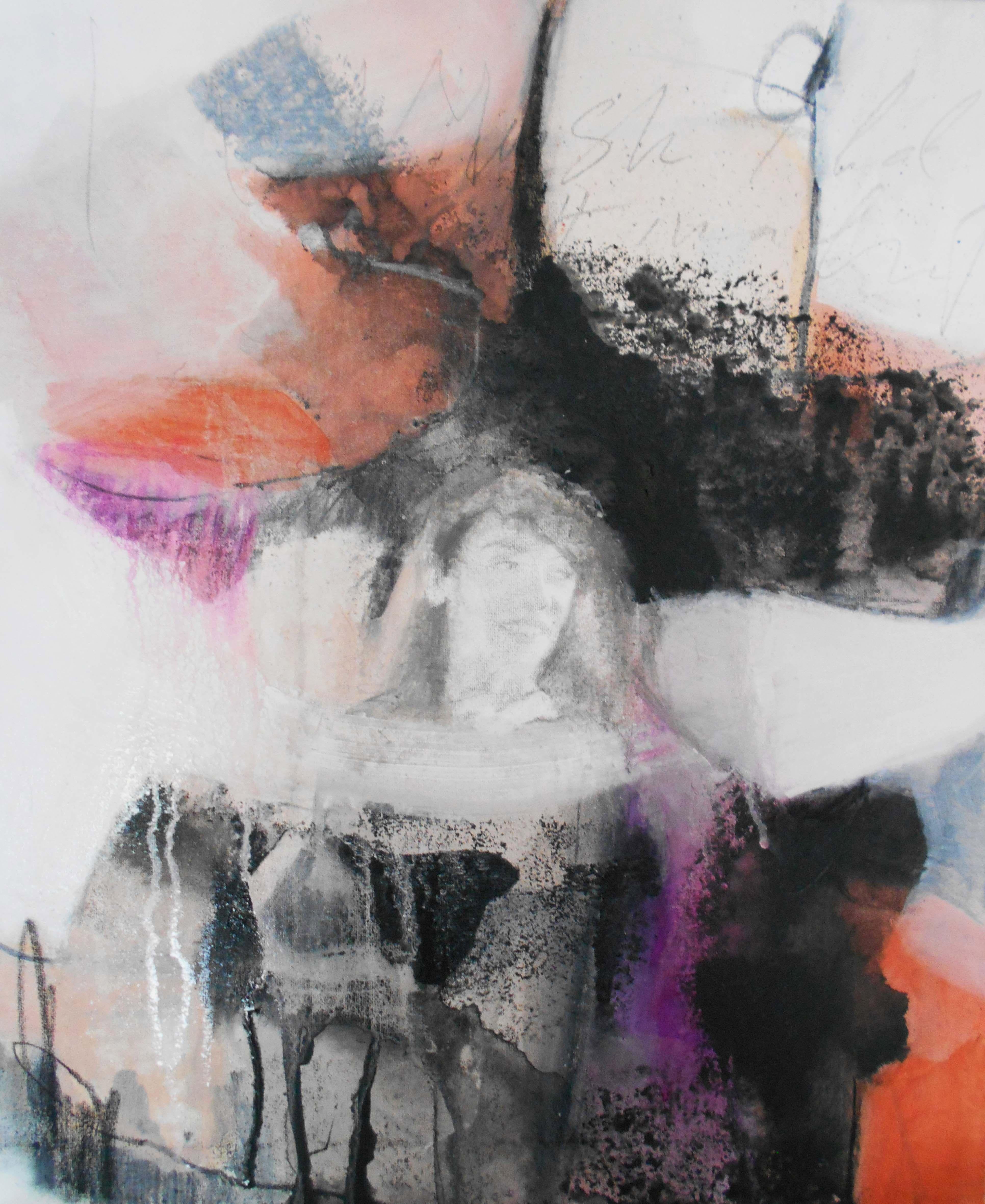 Vorrei avere un cappello, tecnica mista su tela - Mixed Media Art di Gugi Goo