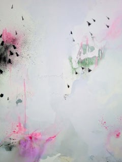 A mountain keeps an echo deep inside., Painting, Acrylic on Canvas