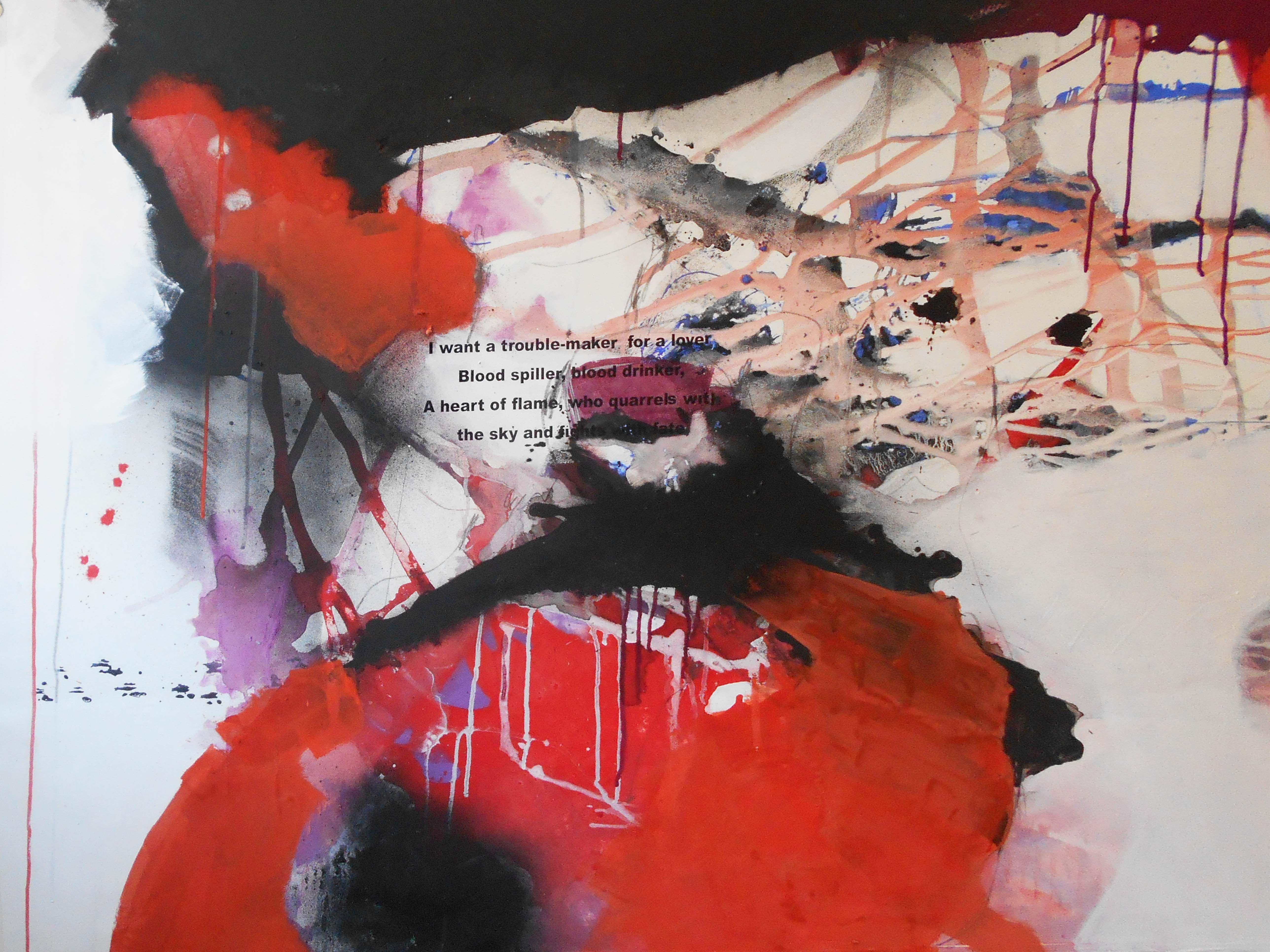 Pintura acrílica abstracta extragrande sobre lienzo. Sólo se utilizaron las mejores pinturas.    Está hecho con bellos pigmentos orgánicos de alta calidad sobre lienzo de alta calidad.    ****** Se enviará sin estirar enrollado en un tubo.  Puedes