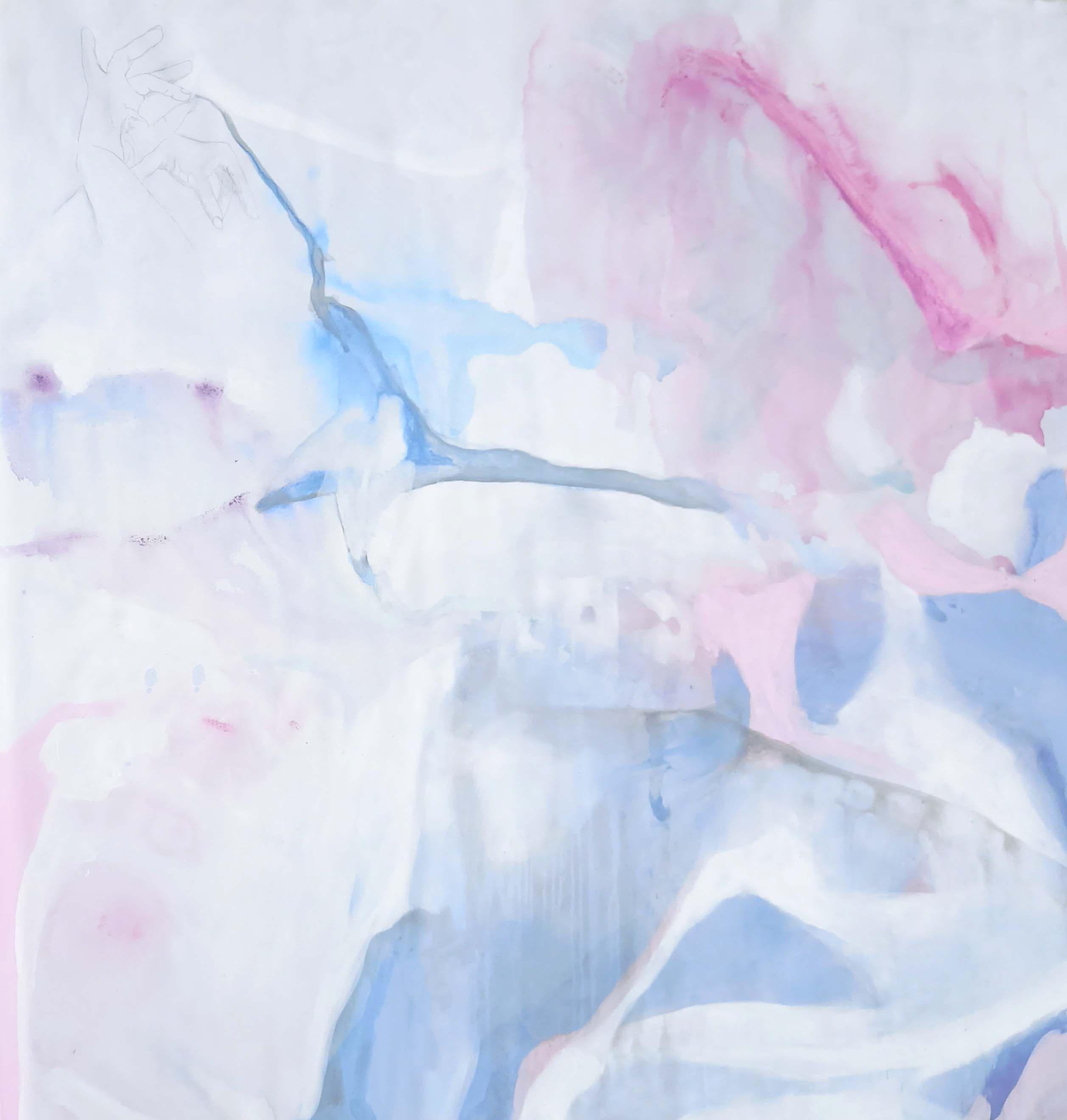 Il sonetto (Unsichtbare Worte), Malerei, Acryl auf Leinwand (Zeitgenössisch), Painting, von Gugi Goo
