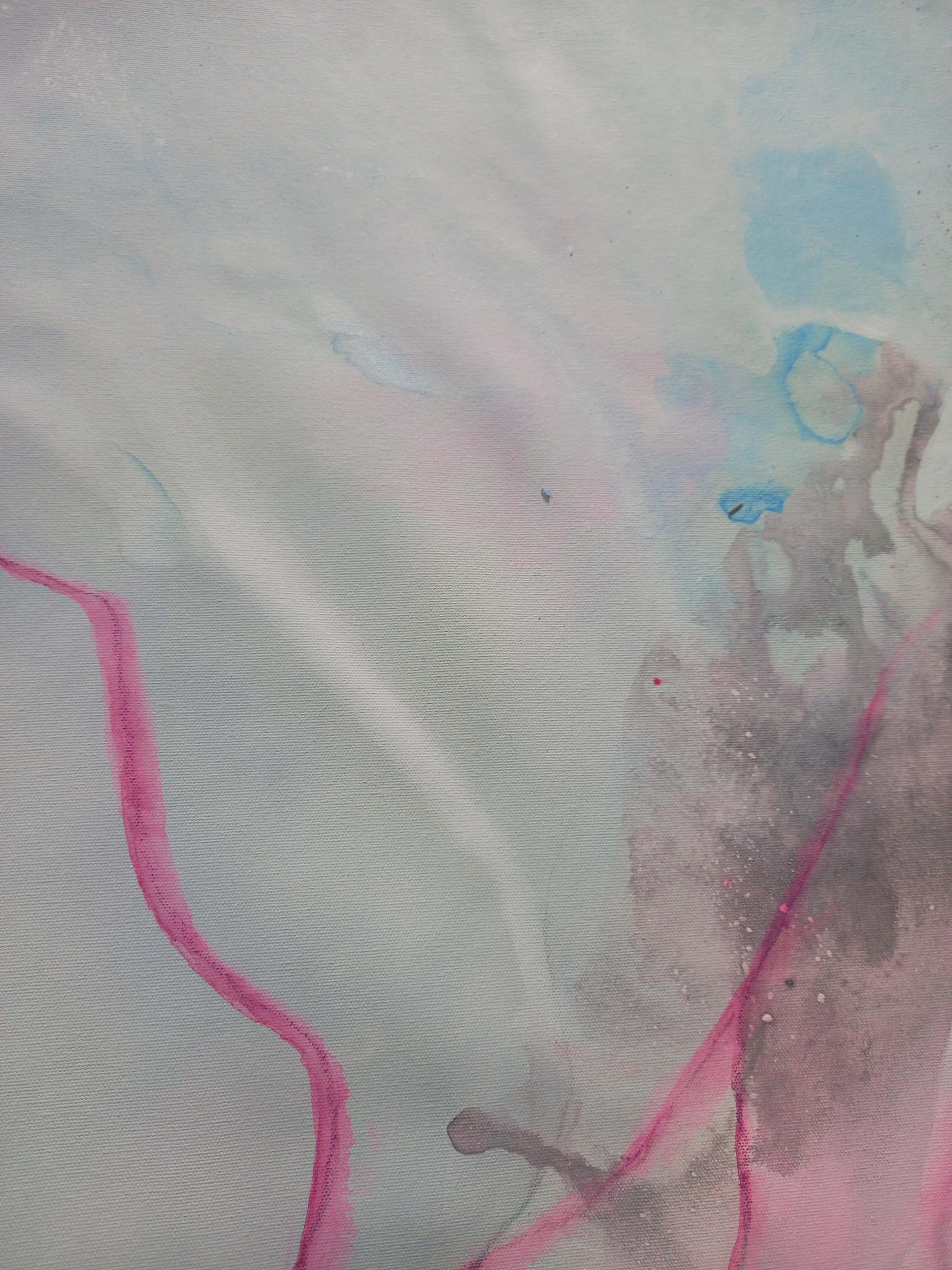 Le Nuvole (Palabras invisibles), Pintura, Acrílico sobre lienzo en venta 1