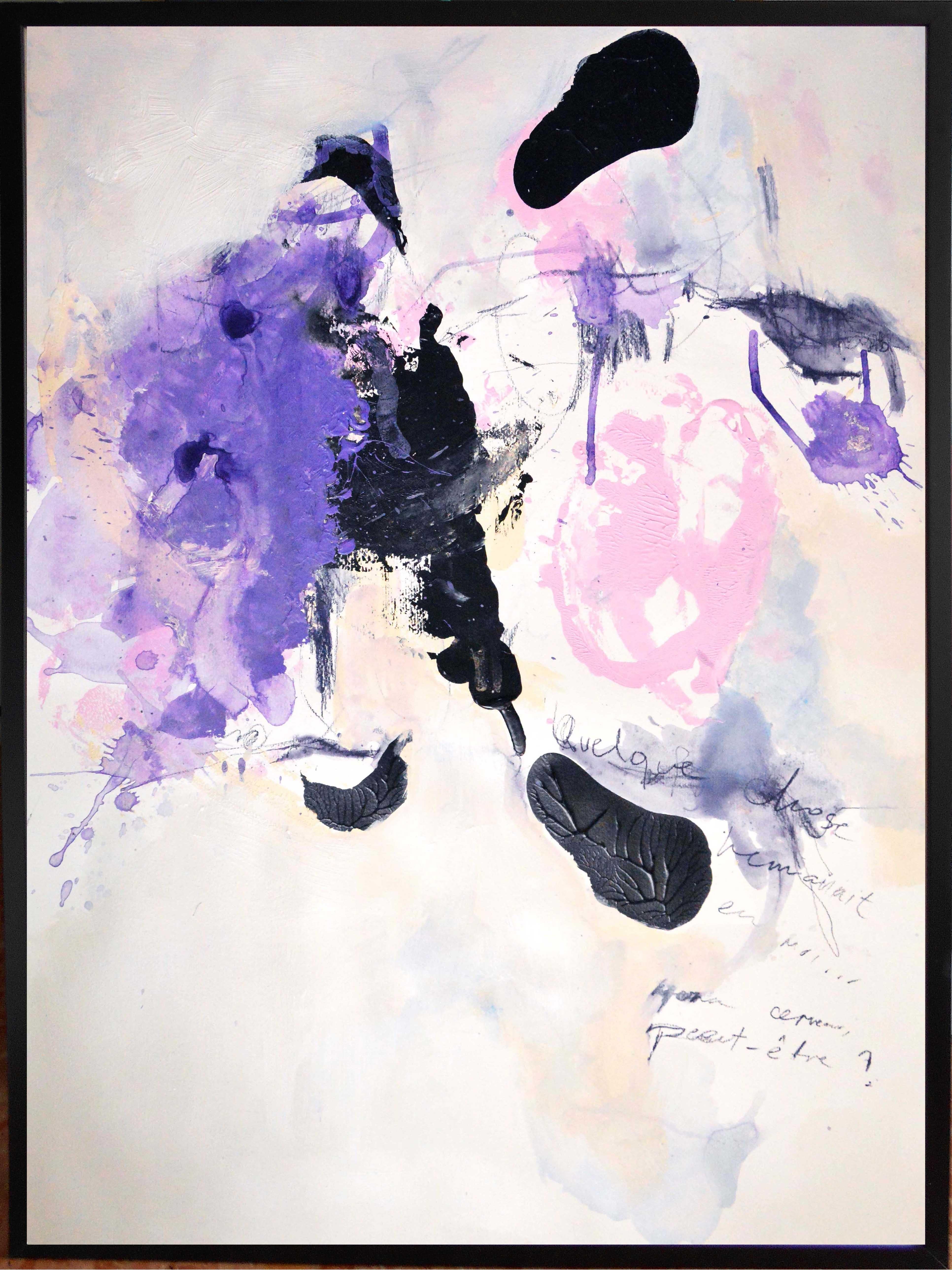 Quelque chose remuait en moi..., Peinture, Acrylique sur papier - Painting de Gugi Goo