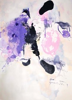 Quelque chose remuait en moi..., Pintura, Acrílico sobre papel
