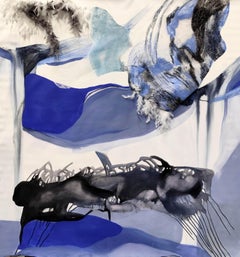 U Beogradu..., Painting, Acrylic on Canvas
