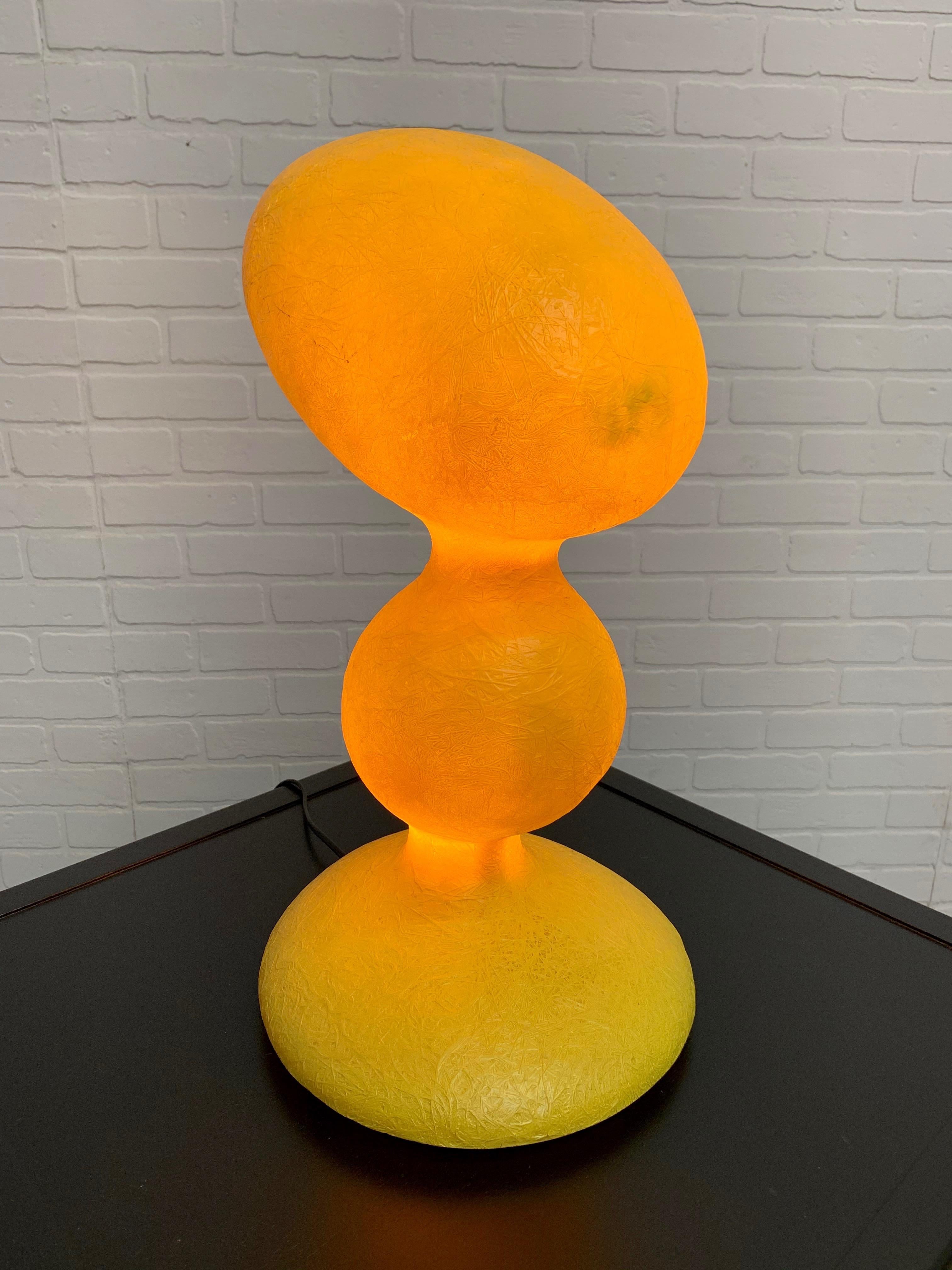 Guglielmo Berchicci for Kundalini ETA Fiberglass Table Lamp 1