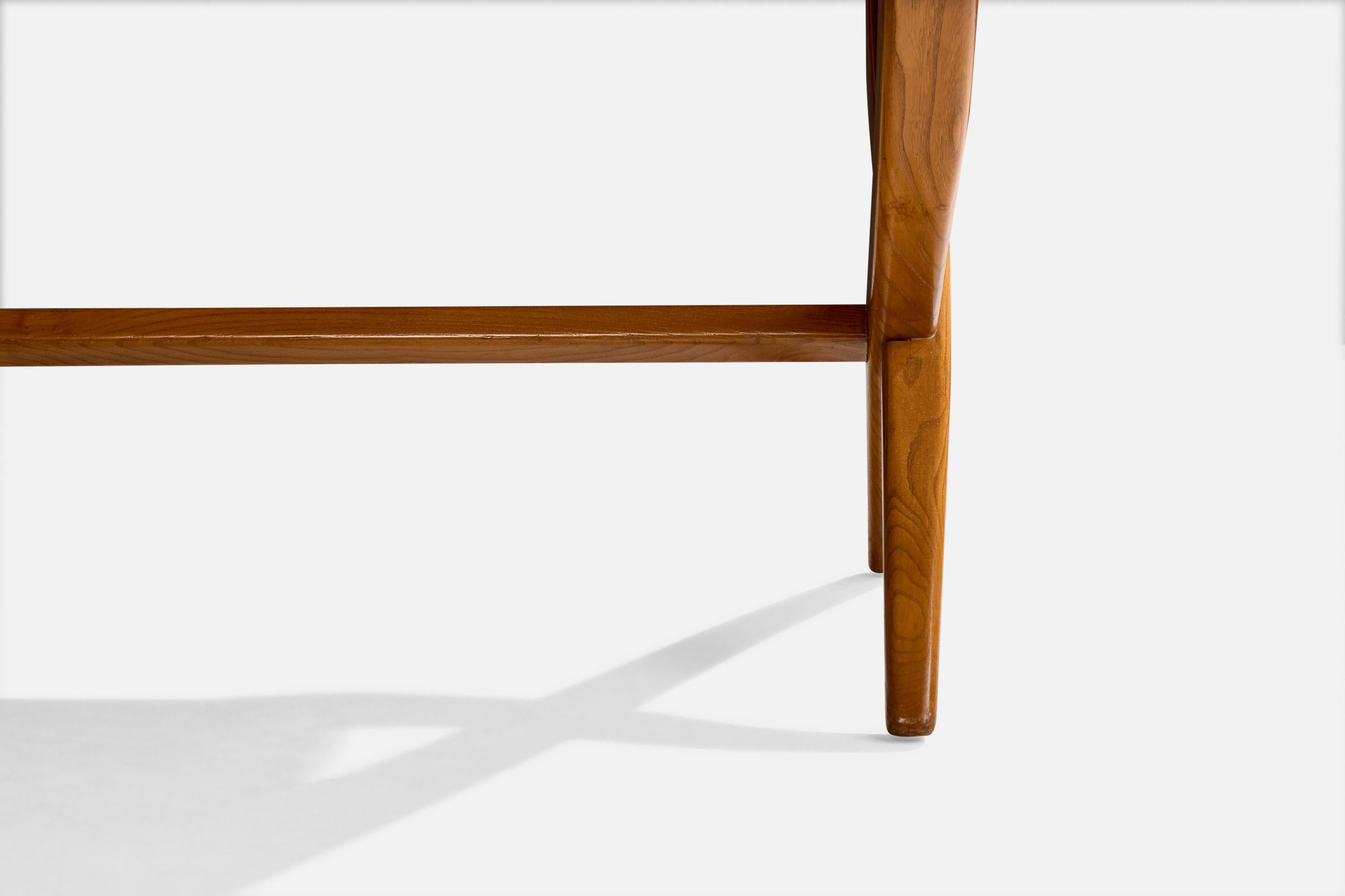 Guglielmo Pecorini, Extendible Dining Table, Oak, Italy, 1951 For Sale 4